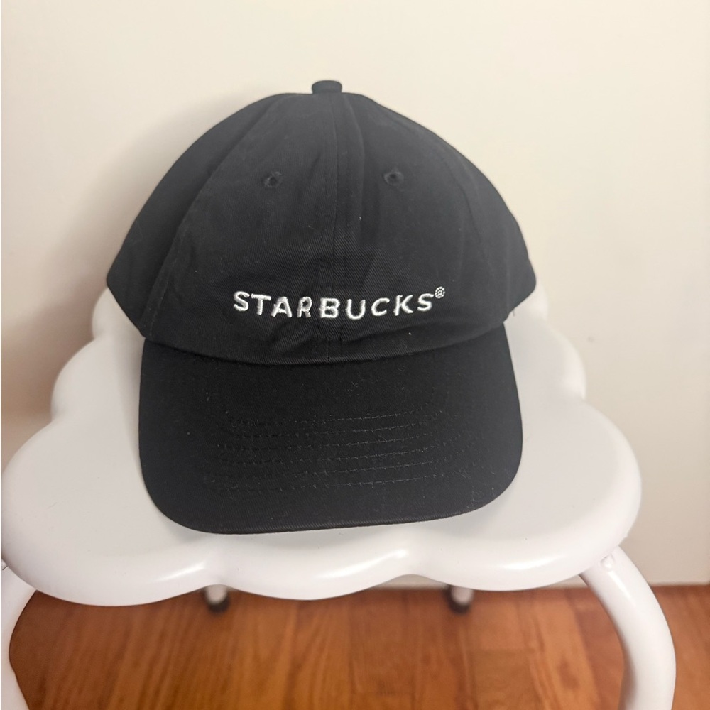 Starbucks Black Cap with White Logo